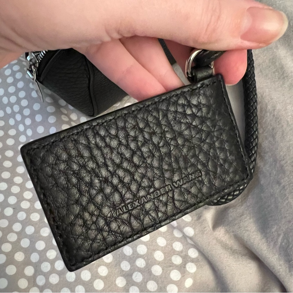Alexander wang black leather studded clutch wristlet - Picture 7 of 8